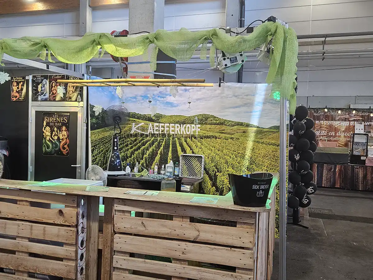 Stand Sick Dreyer Kaefferkopf à la Foire aux Vins de Colmar en Août 2026